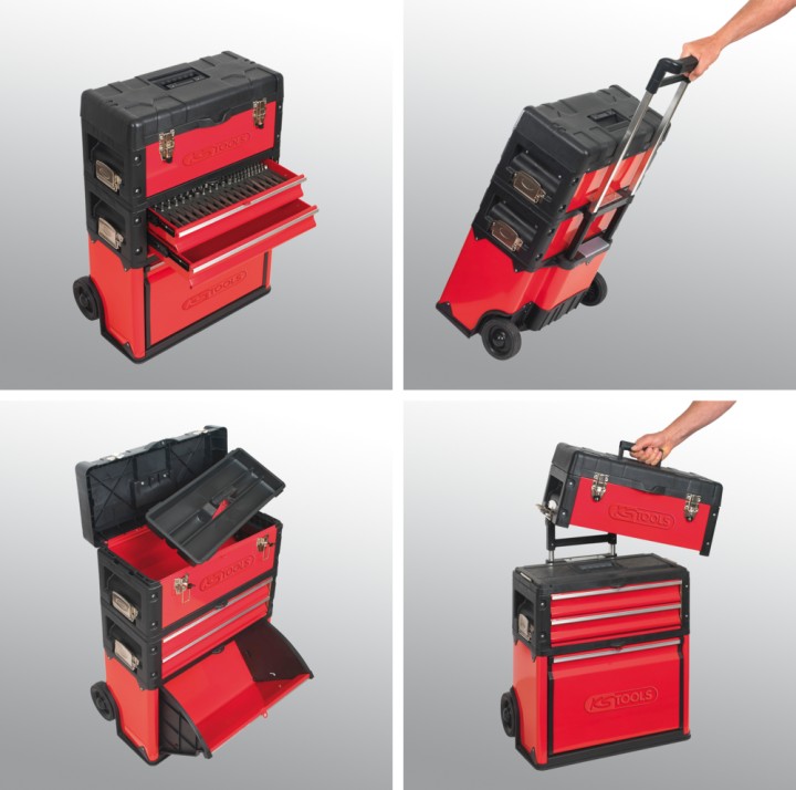 Servante mobile équipée 77pcs