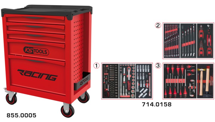 Servante RACING 5 t 158 pcs