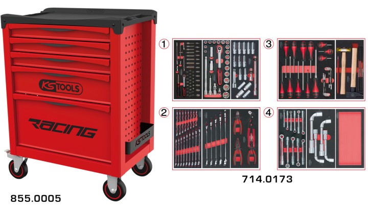 Servante RACING 5 t 173 pcs