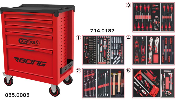 Servante RACING 5 t 187 pcs