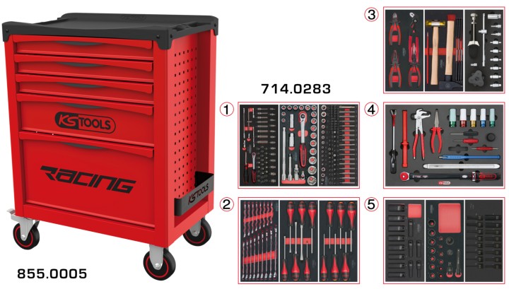 Servante RACING 5 t 283 pcs