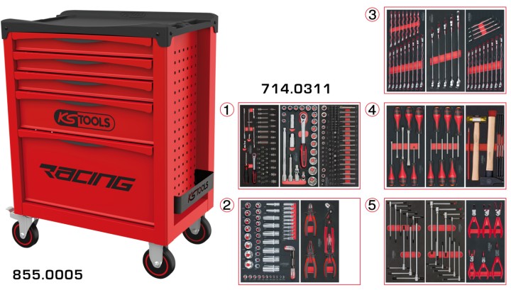Servante RACING 5 t 311 pcs