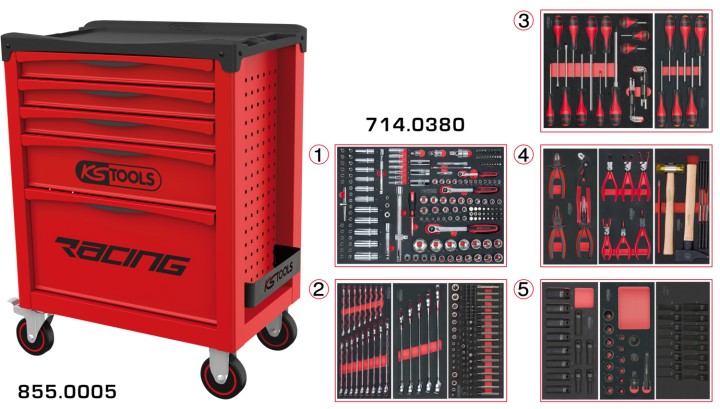 Servante RACING 5 t 384 pcs