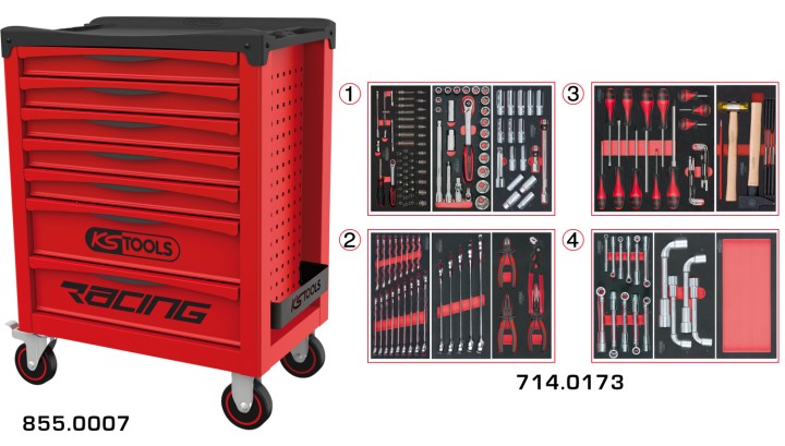 Servante RACING 7 t 173 pcs