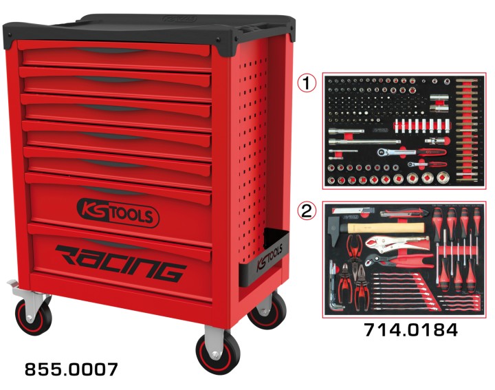 Servante RACING 7 t 184 pcs