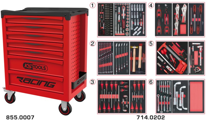 Servante RACING 7 t 202 pcs