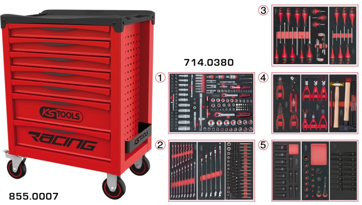 Servante RACING 7 t 384 pcs