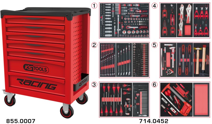 Servante RACING 7 t 455 pcs