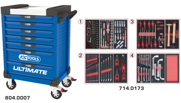 Servante ULTIMATE 7 tir 173pcs