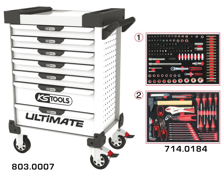 Servante ULTIMATE 7 tir 184pcs