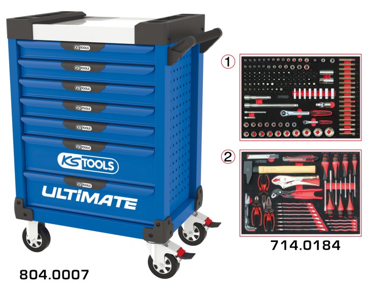 Servante ULTIMATE 7 tir 184pcs