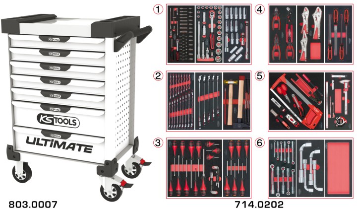 Servante ULTIMATE 7 tir 202pcs