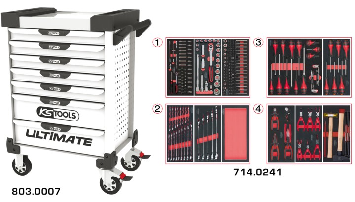 Servante ULTIMATE 7 tir 241pcs