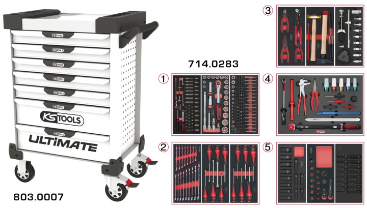 Servante ULTIMATE 7 tir 283pcs