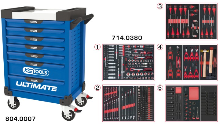 Servante ULTIMATE 7 tir 384pcs