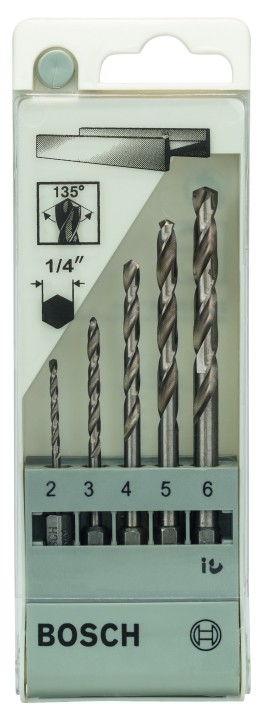 Set de 5 forets HSS-G PRO 6 pa
