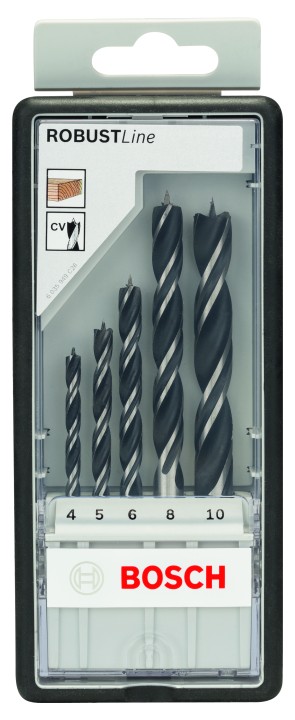 Set de 5 Mèches à Bois PRO Ind