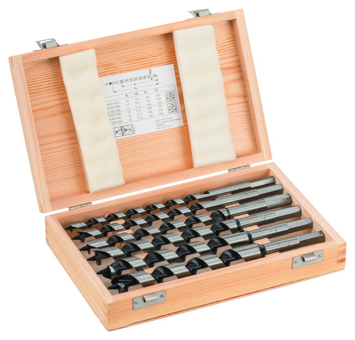 Set de 6 Mèches spirale PRO bo