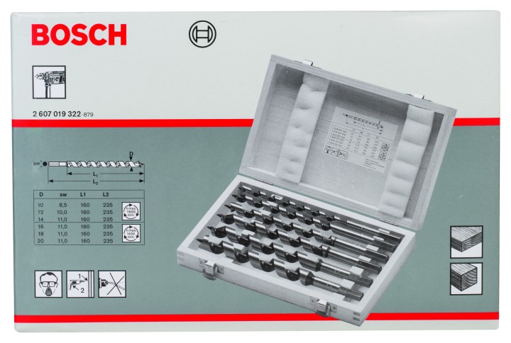 Set de 6 Mèches spirale PRO bo