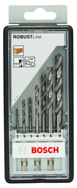 Set de 7 Mèches à Bois PRO six