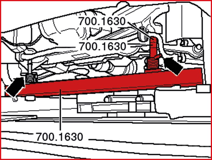 Set de guide de mesures d'axes
