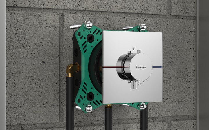 ShowerSelect Comfort E Set finit mit therm encas