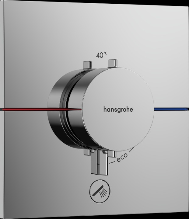 ShowerSelect Comfort E Set mit therm encas 1 fonc