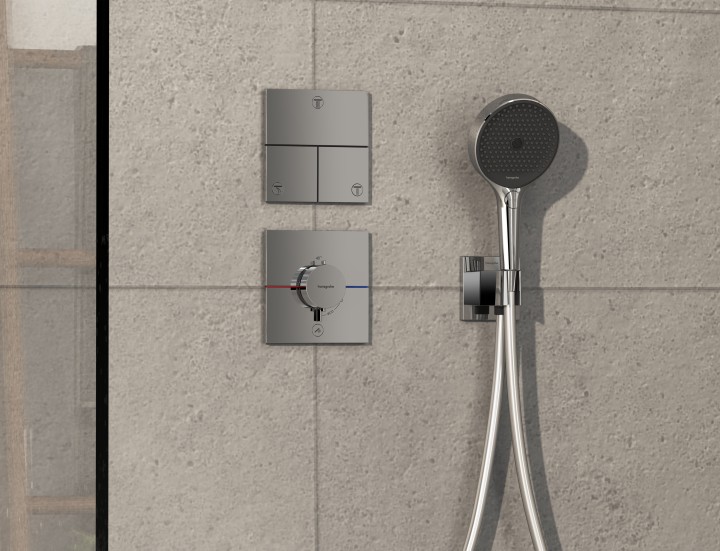 ShowerSelect Comfort E Set mit therm encas 1 fonc