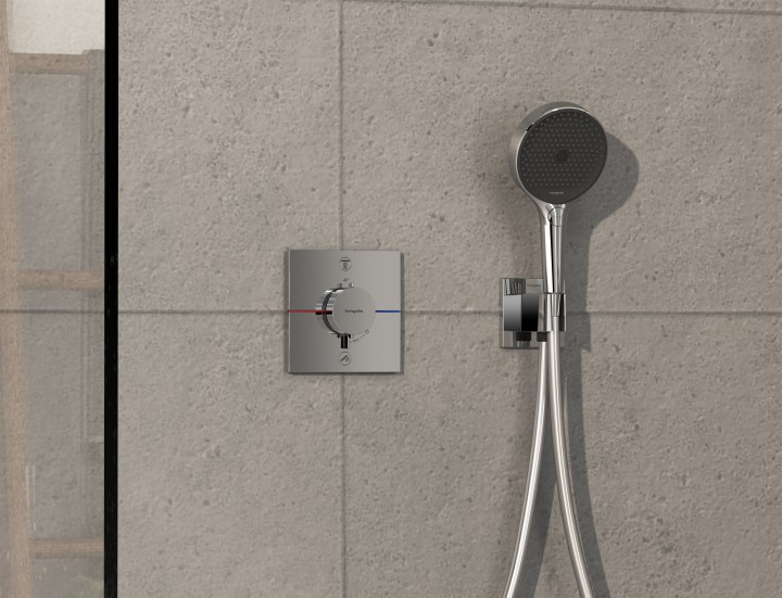 ShowerSelect Comfort E Set mit therm encas 2 fonc