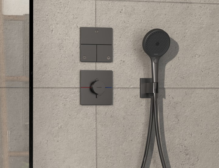 ShowerSelect Comfort E Set Robinet d'arrêt 3 fonc