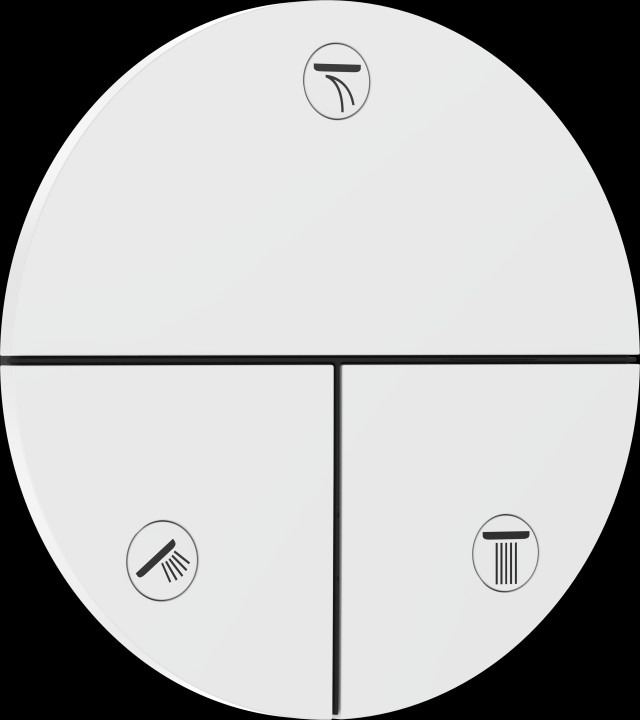 ShowerSelect Comfort S Set Robinet arrêt 3 fonc