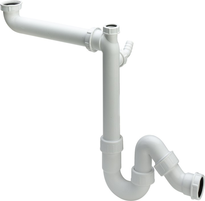 Siphon anti-odeur tubulaire 7850.917   1 1/2 X 40