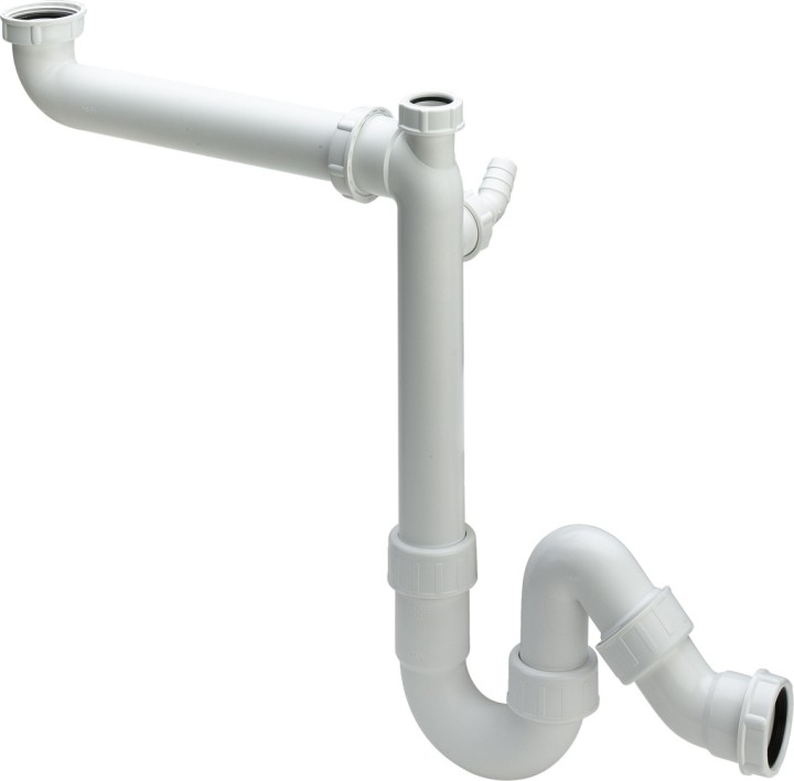 Siphon anti-odeur tubulaire 7850.917   1 1/2 X 40