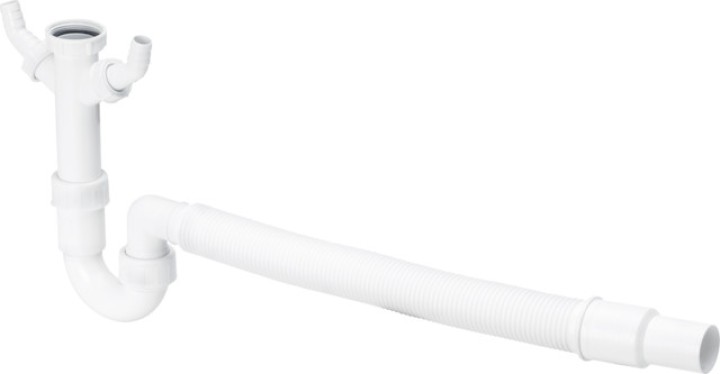 Siphon anti-odeur tubulaire 7985.17   1 1/2 X 40/50
