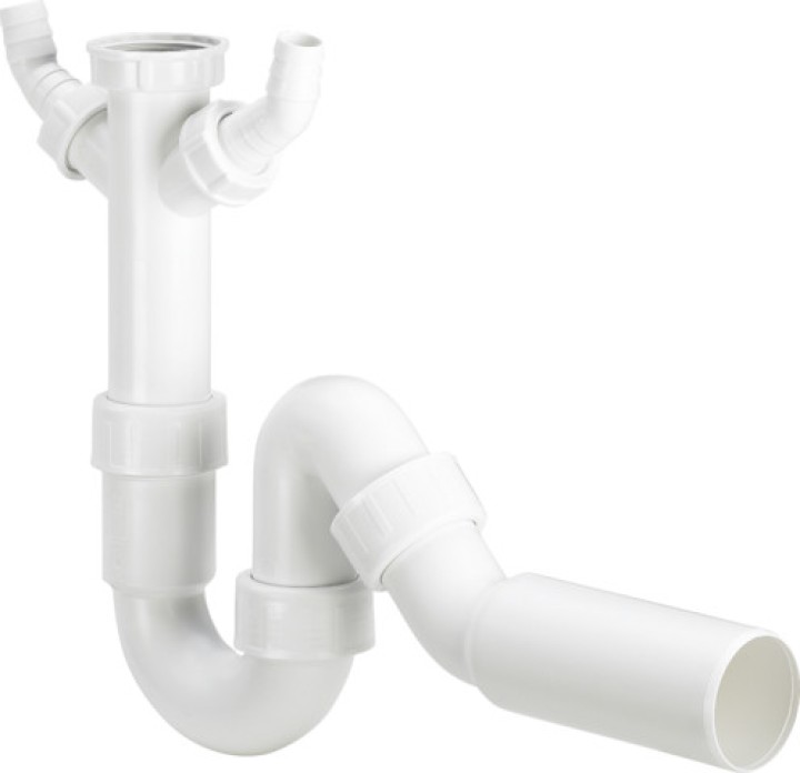 Siphon anti-odeur tubulaire 7985.32   1 1/2 X 50