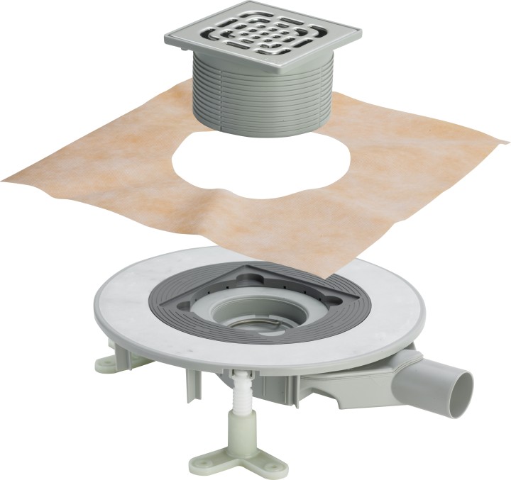Siphon de sol 4914.21   DN50 Plastique