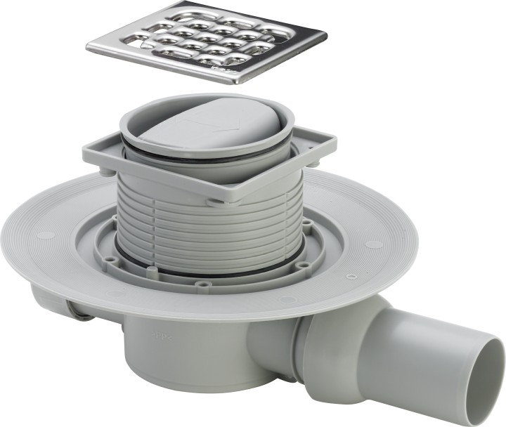 Siphon de sol 4936.2   DN50 Plastique