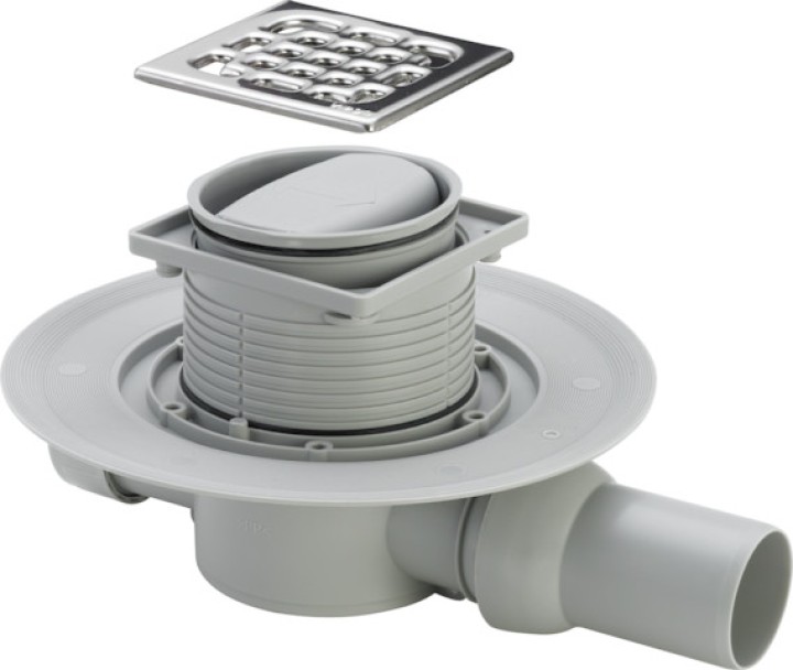 Siphon de sol 4936.2   DN50 Plastique