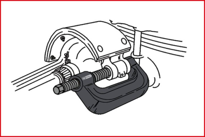Support en C et adapt, 9 pcs.