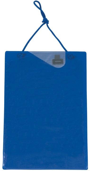 Tablette fiche de travaux bleu