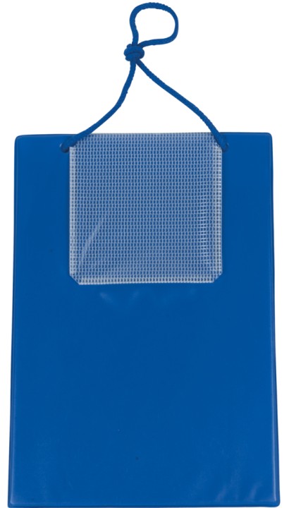 Tablette fiche de travaux bleu
