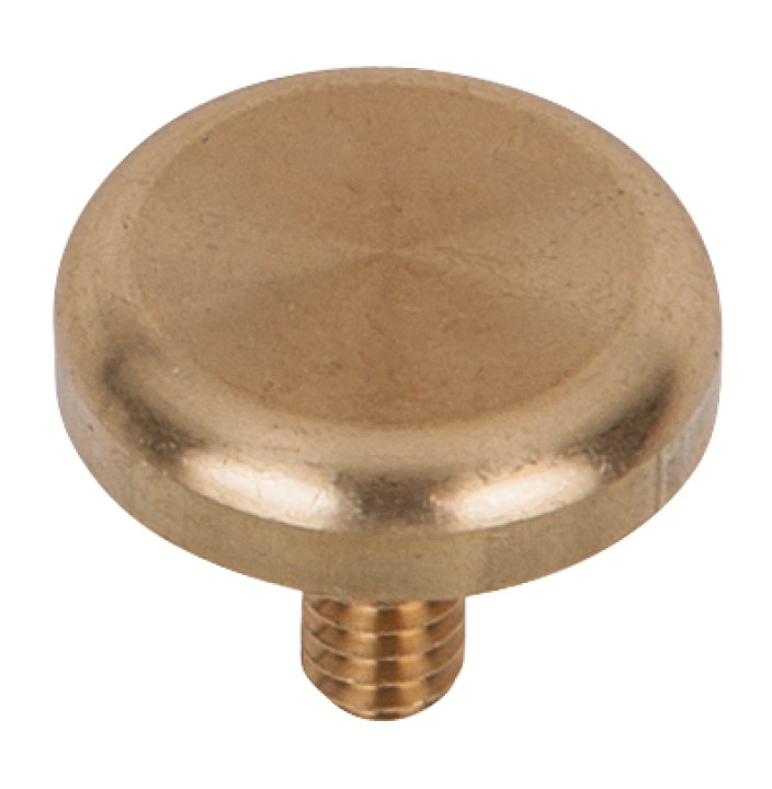 Tête en cuivre, cylindrique