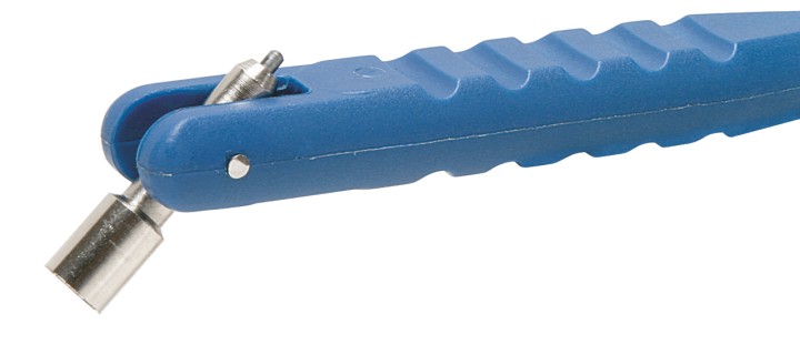 Tire valve, manche composite