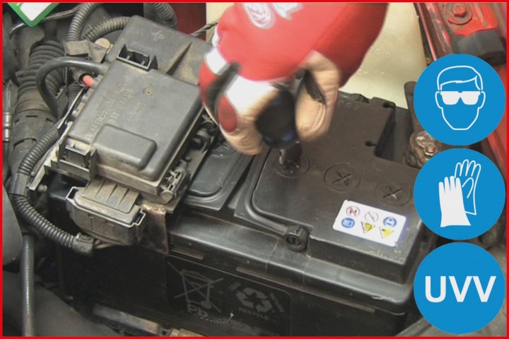 Tournevis bouchons de batterie