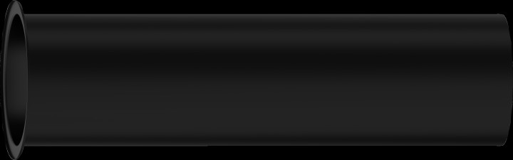 Tube droit avec bord