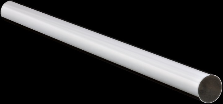 Tube droit chromé