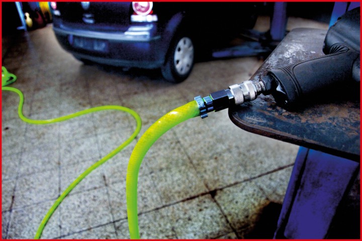 Tuyau pneumatique fluo, 10m