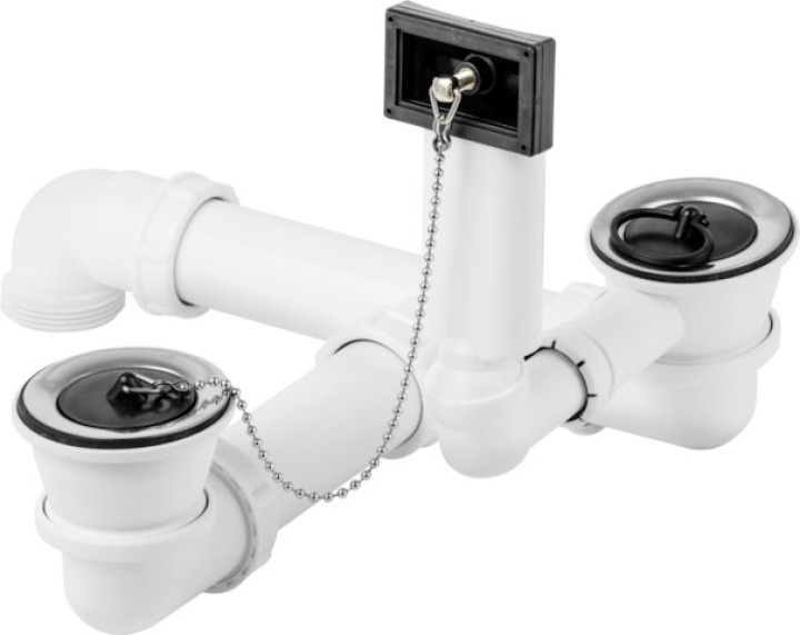 Vidage avec trop-plein 7870.52   1 1/2X70X170-330
