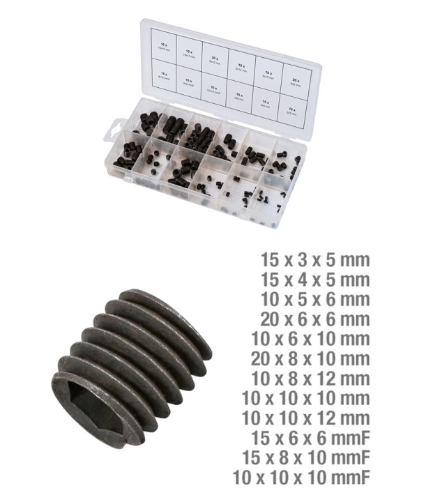 Vis sans tête, 160pcs