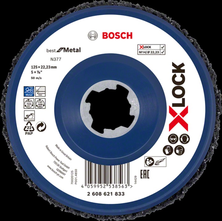 X-LOCK Disque nettoyage 125mm
